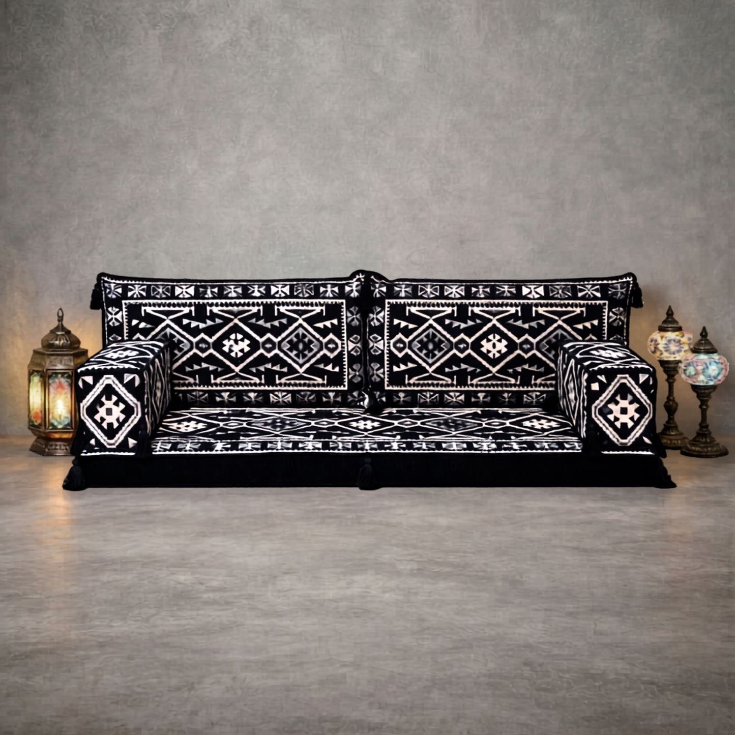 3 Seater Sofa - Anotolia : Black