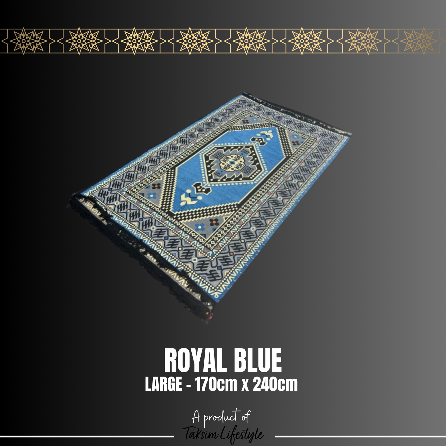 Large Carpet - Sarai Royal Blue