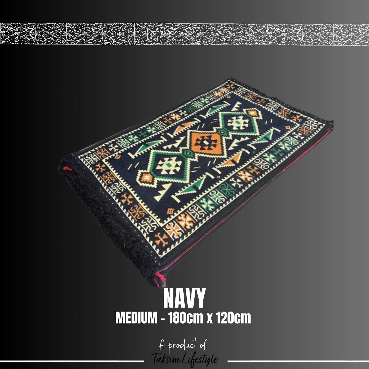 Medium Carpet - Anotolia Navy