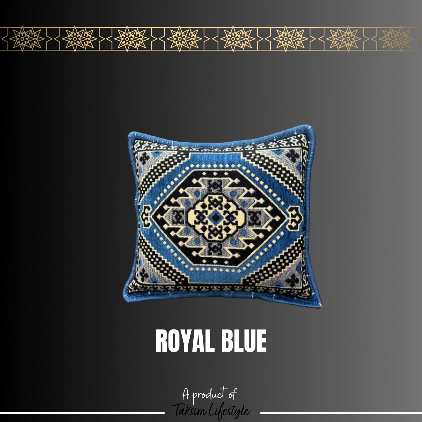 Scatter Cushion - Sarai Royal Blue