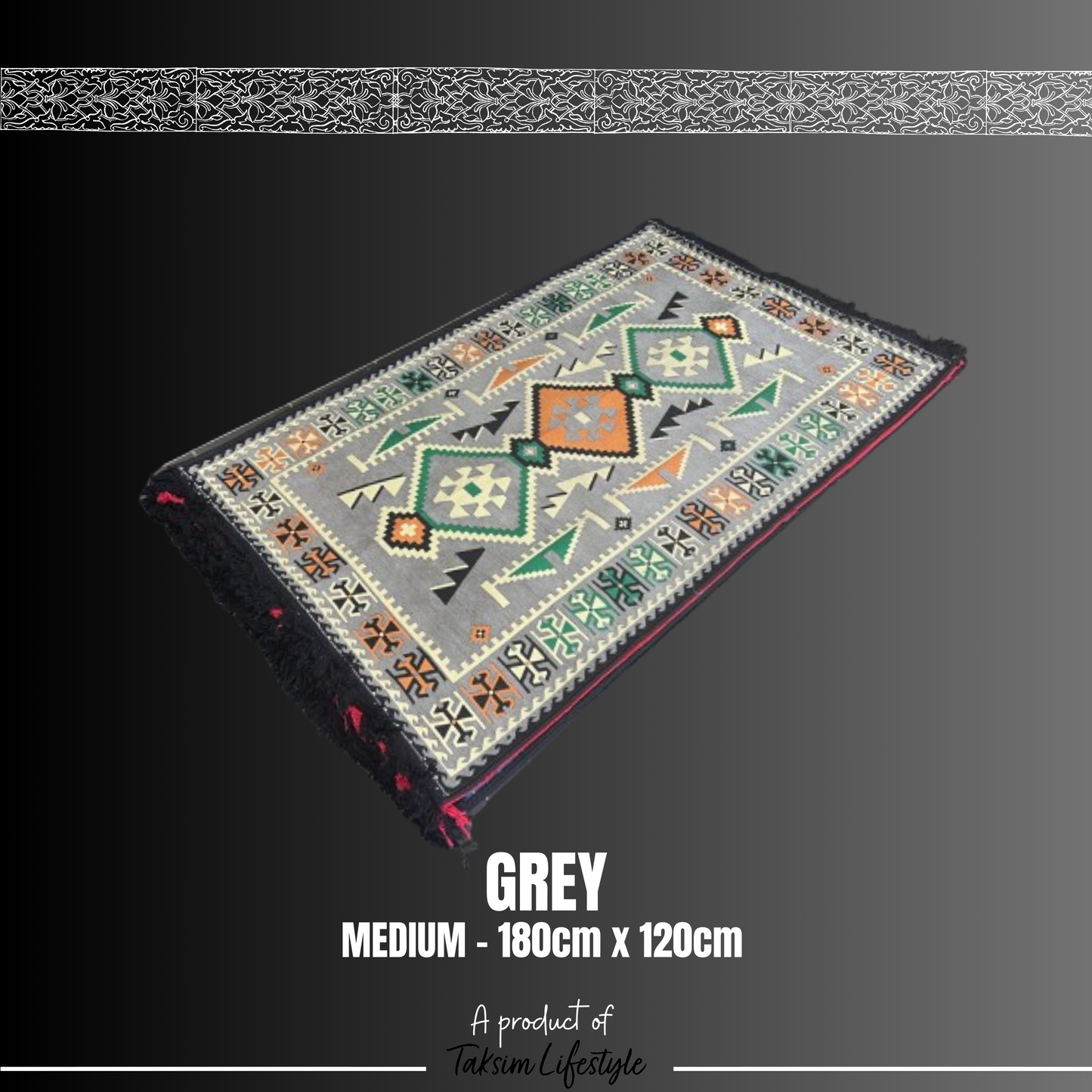 Medium Carpet - Anotolia Grey