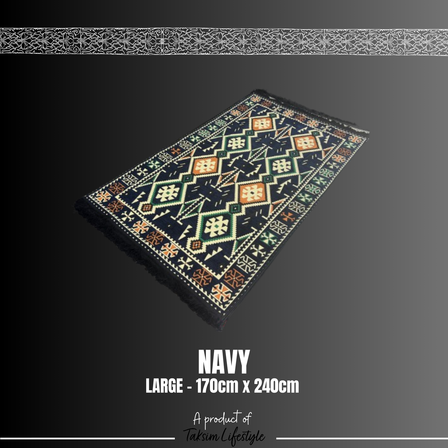 Large Carpet - Anotolia Navy