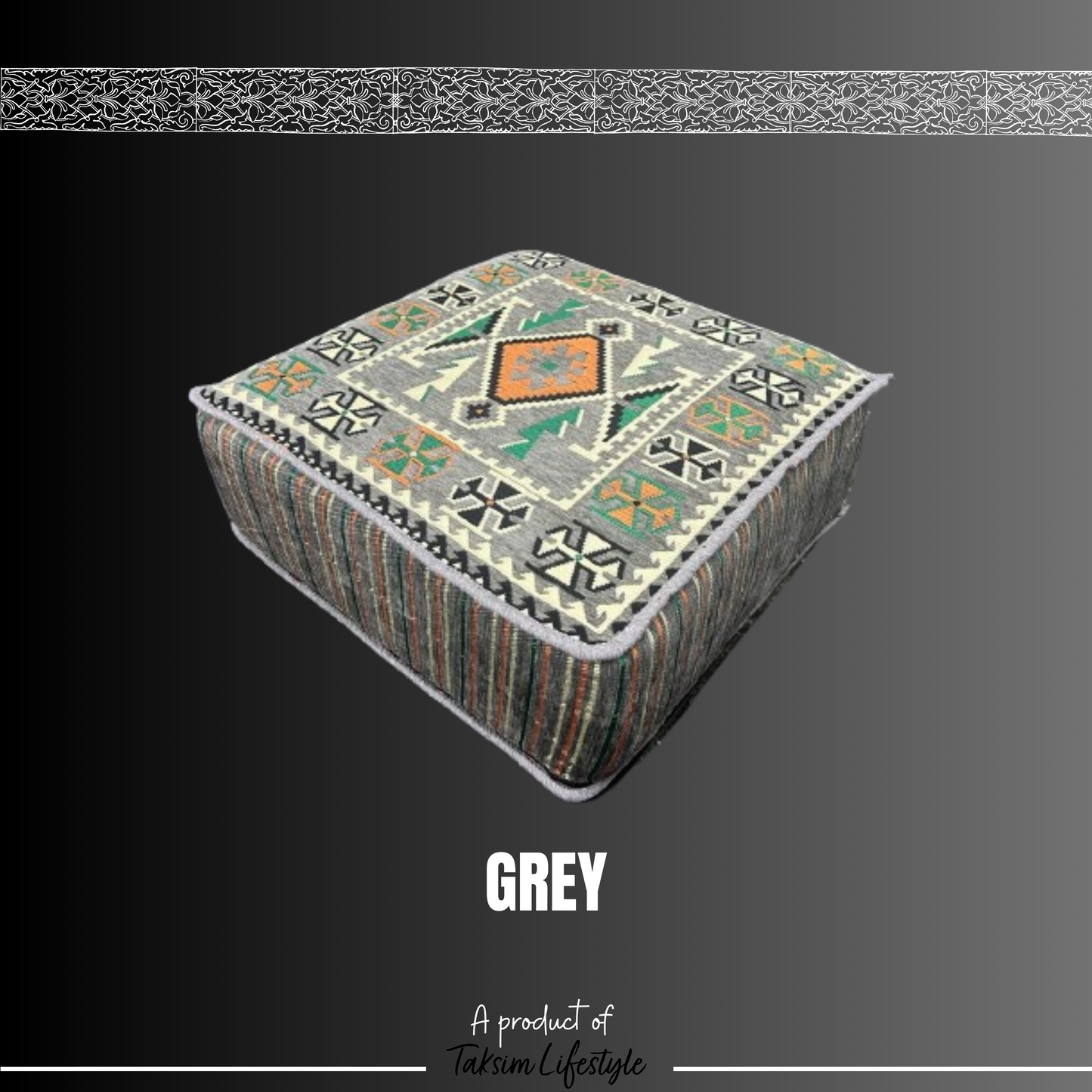 Ottoman Table - Anotolia Grey