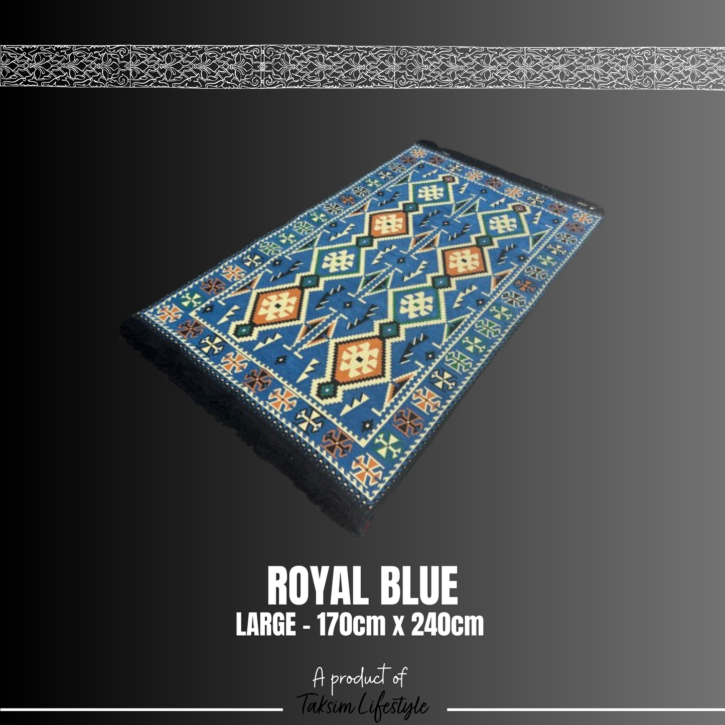 Large Carpet - Anotolia Royal Blue