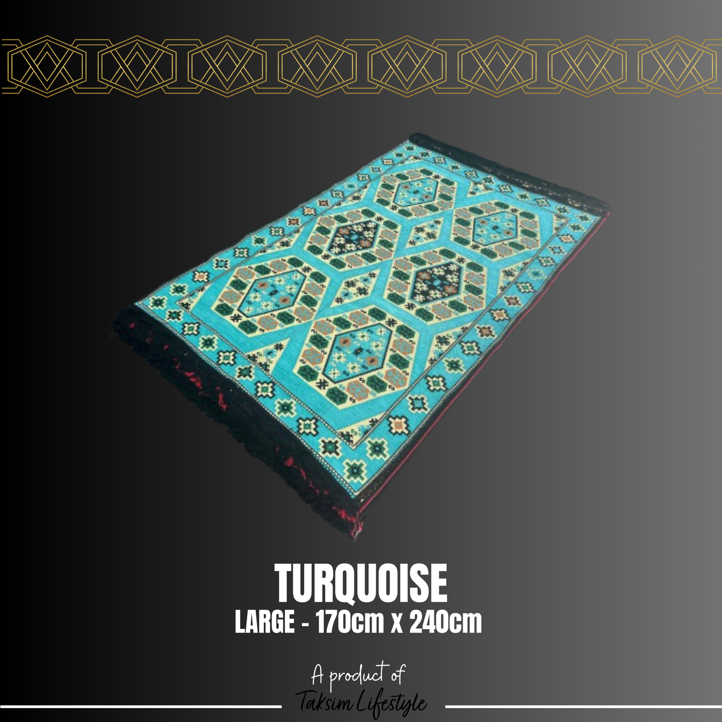Large Carpet - Nomad Turquoise