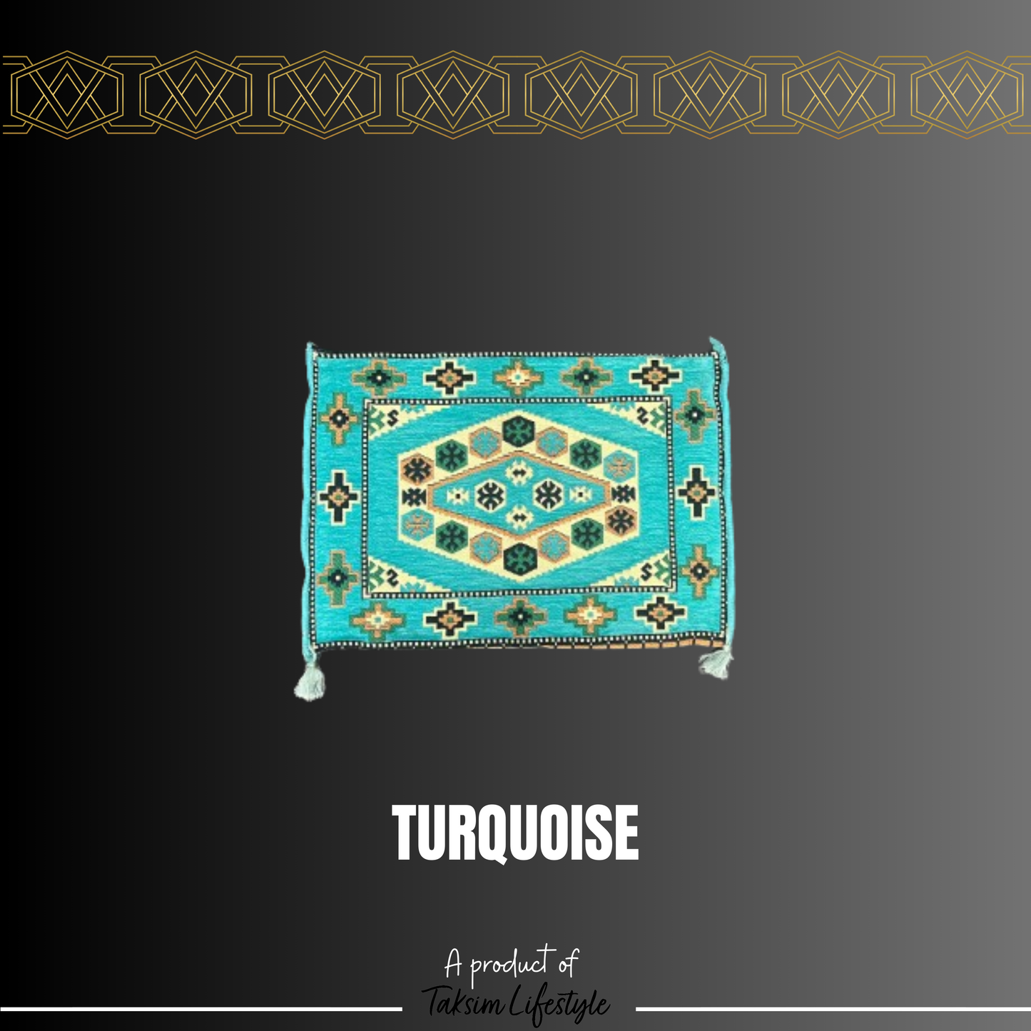 Floor Cushion - Nomad Turquoise
