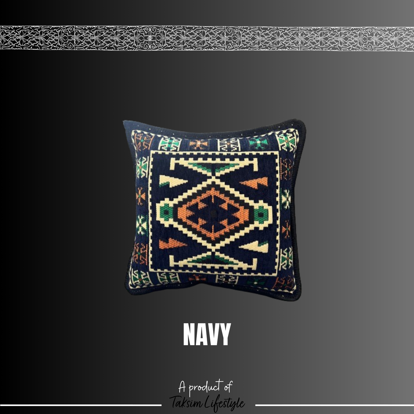 Scatter Cushion - Anotolia Navy