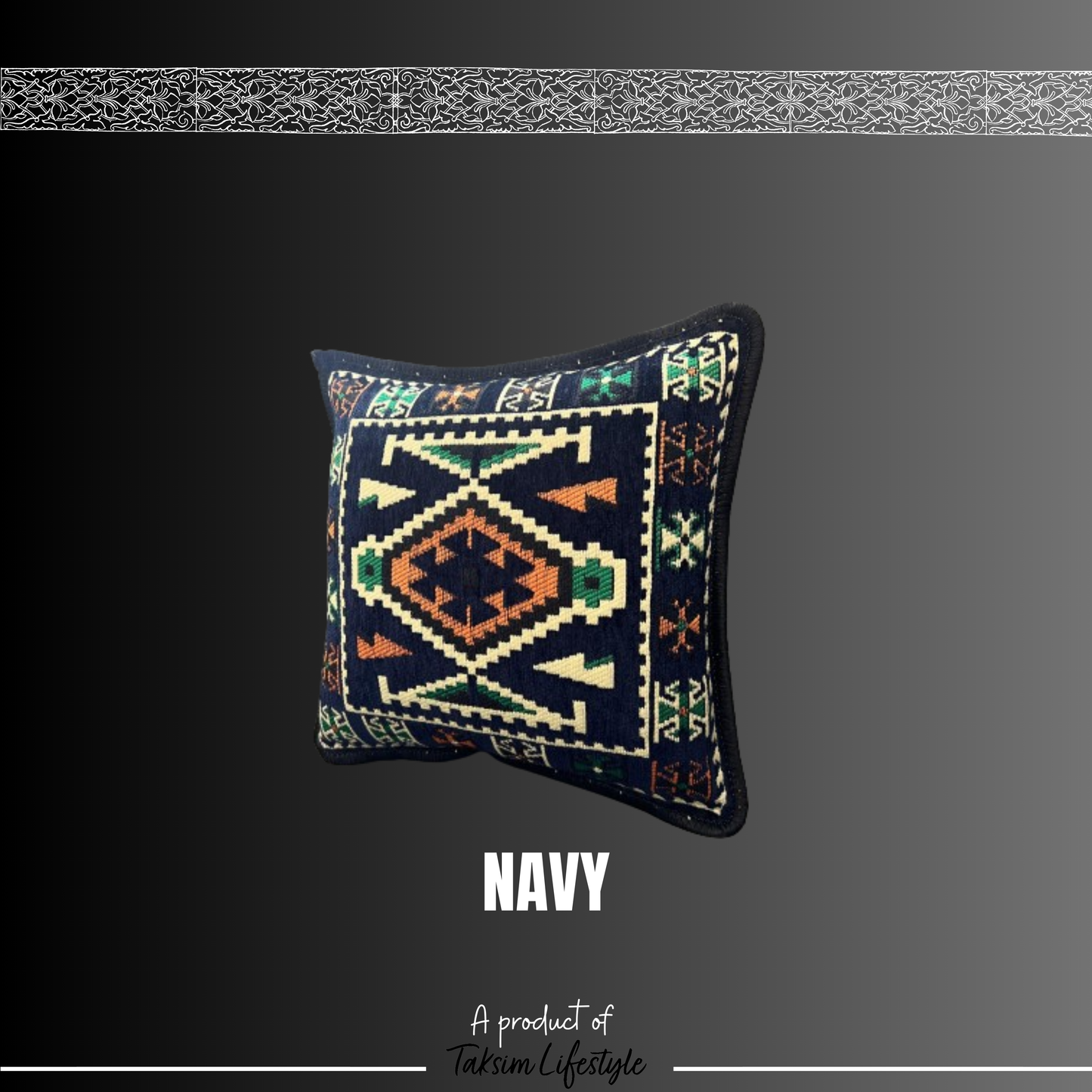 Scatter Cushion - Anotolia Navy