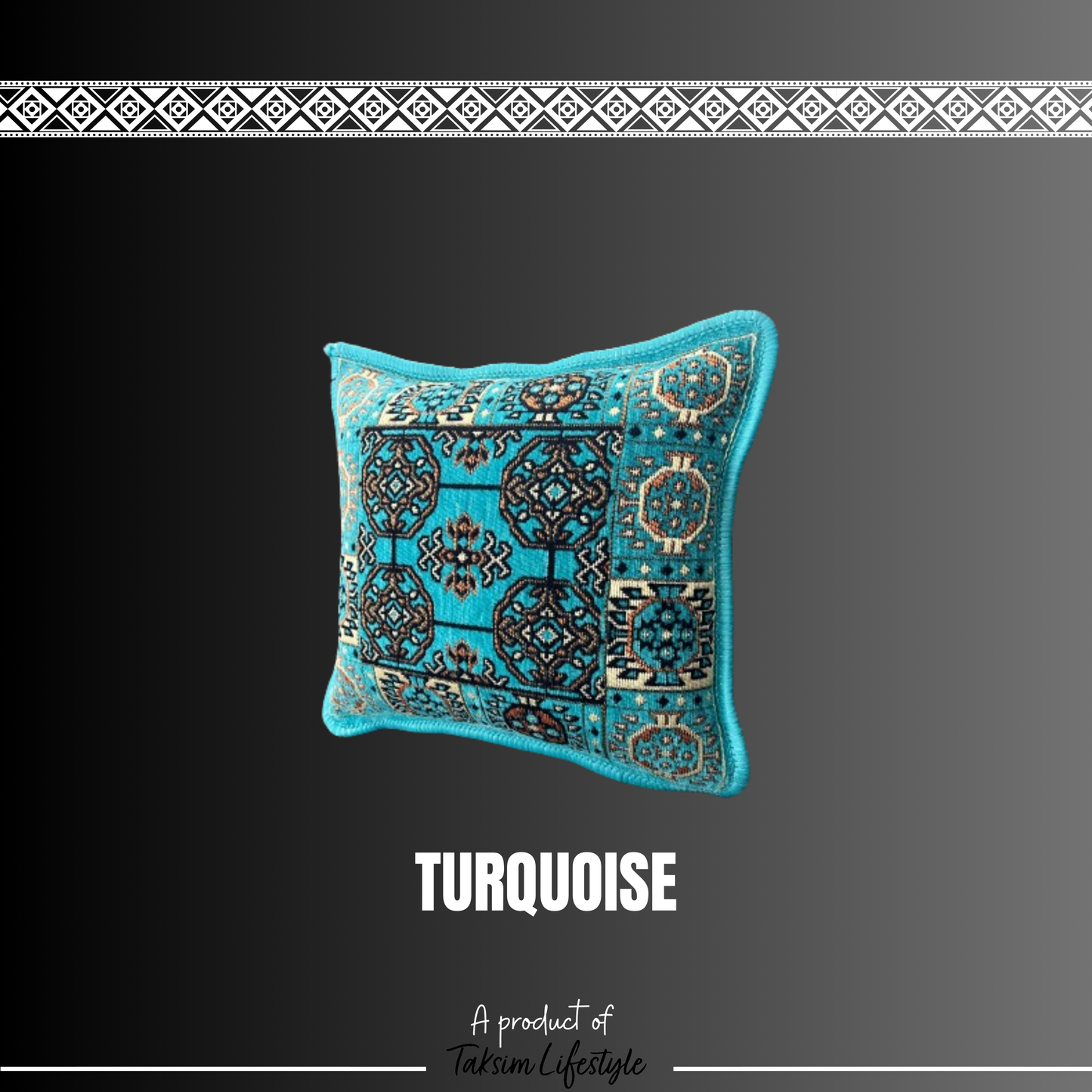 Scatter Cushion - Traditional Turquoise