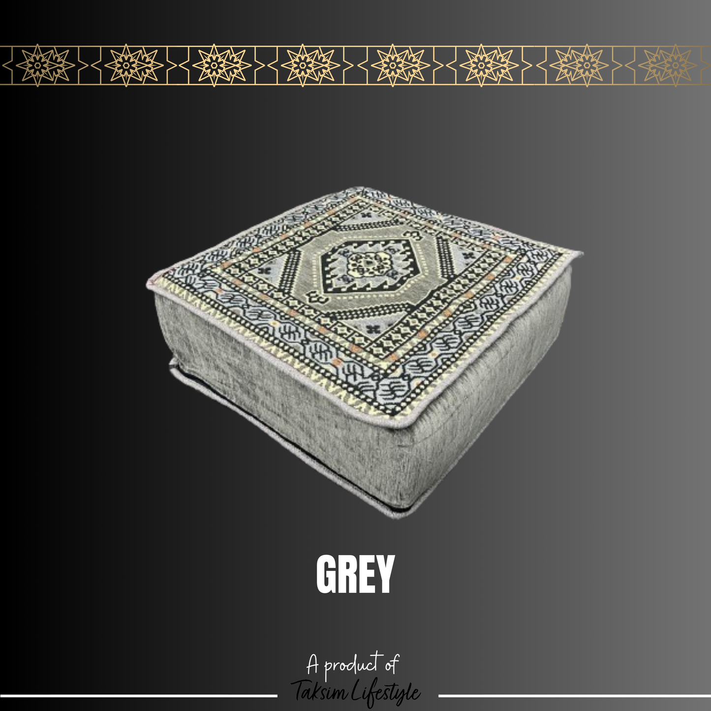 Ottoman Table - Sarai Grey