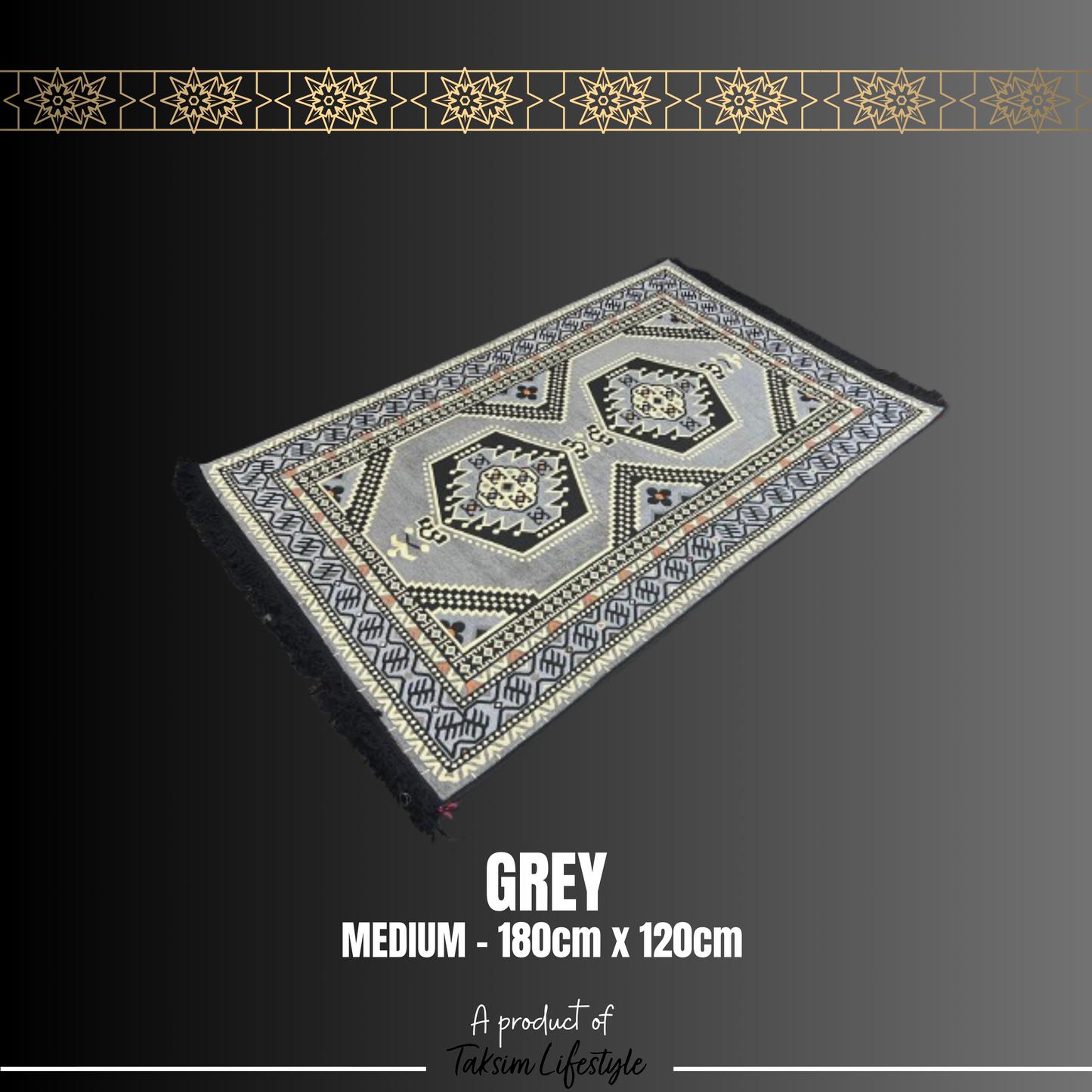 Medium Carpet - Sarai Grey
