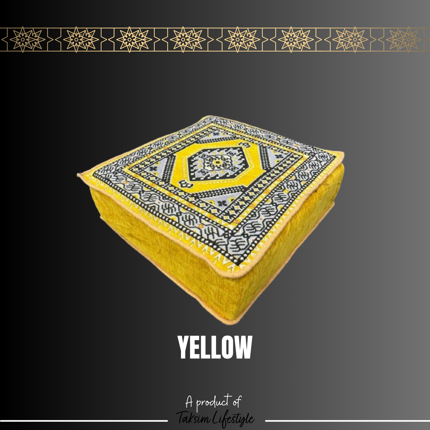 Ottoman Table - Sarai Yellow