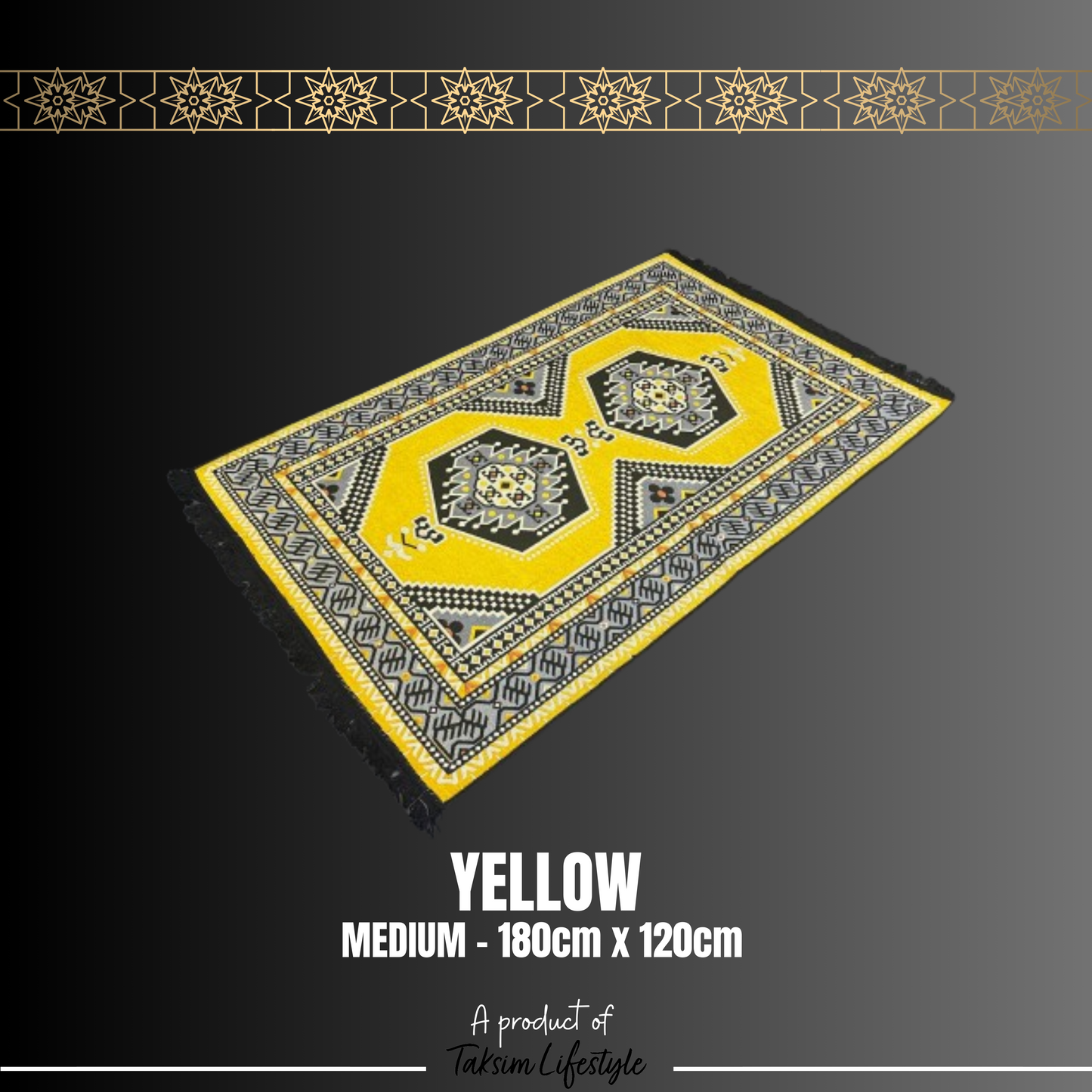 Medium Carpet - Sarai Yellow