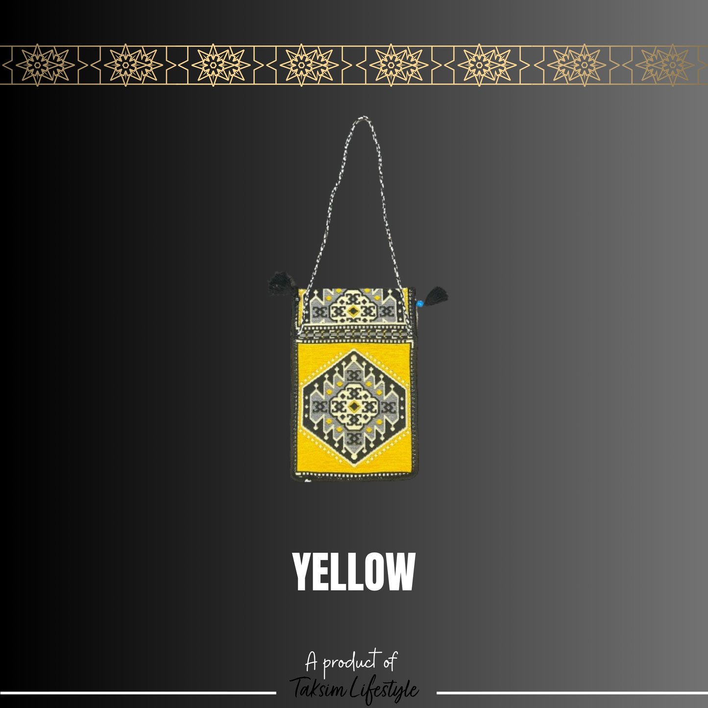 Wall Decor Bag - Sarai Yellow