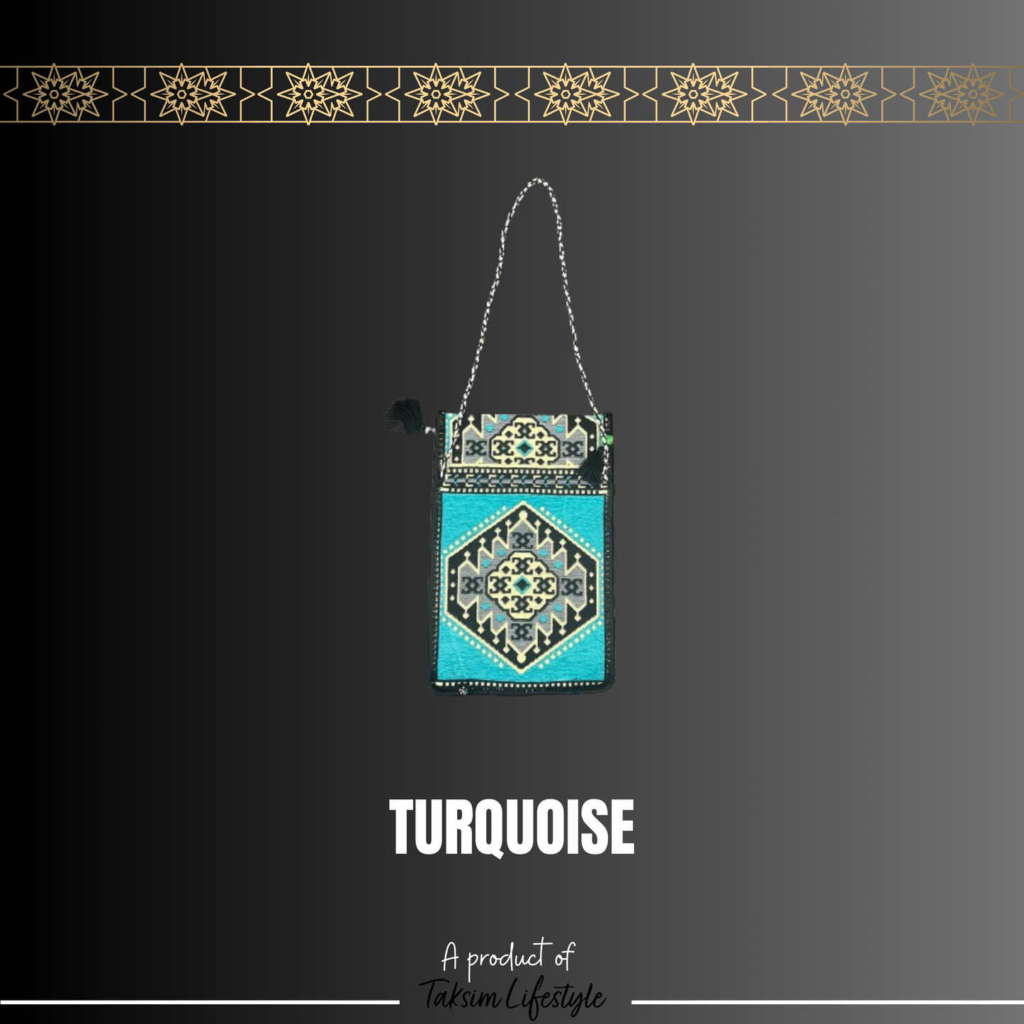 Wall Decor bag - Sarai Turquoise