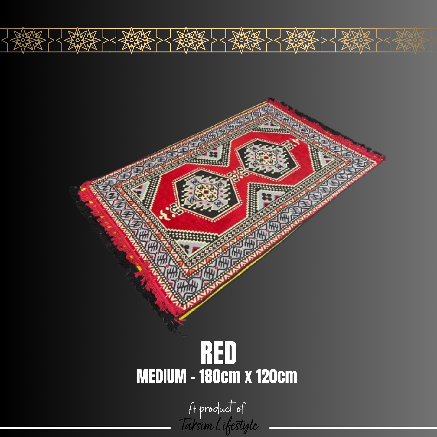 Medium carpet - Sarai Red