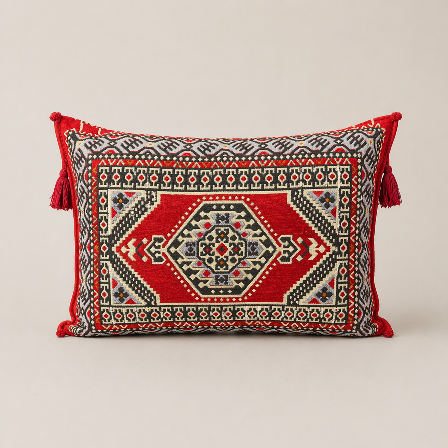 Corner / Floor Cushion - Sarai Red