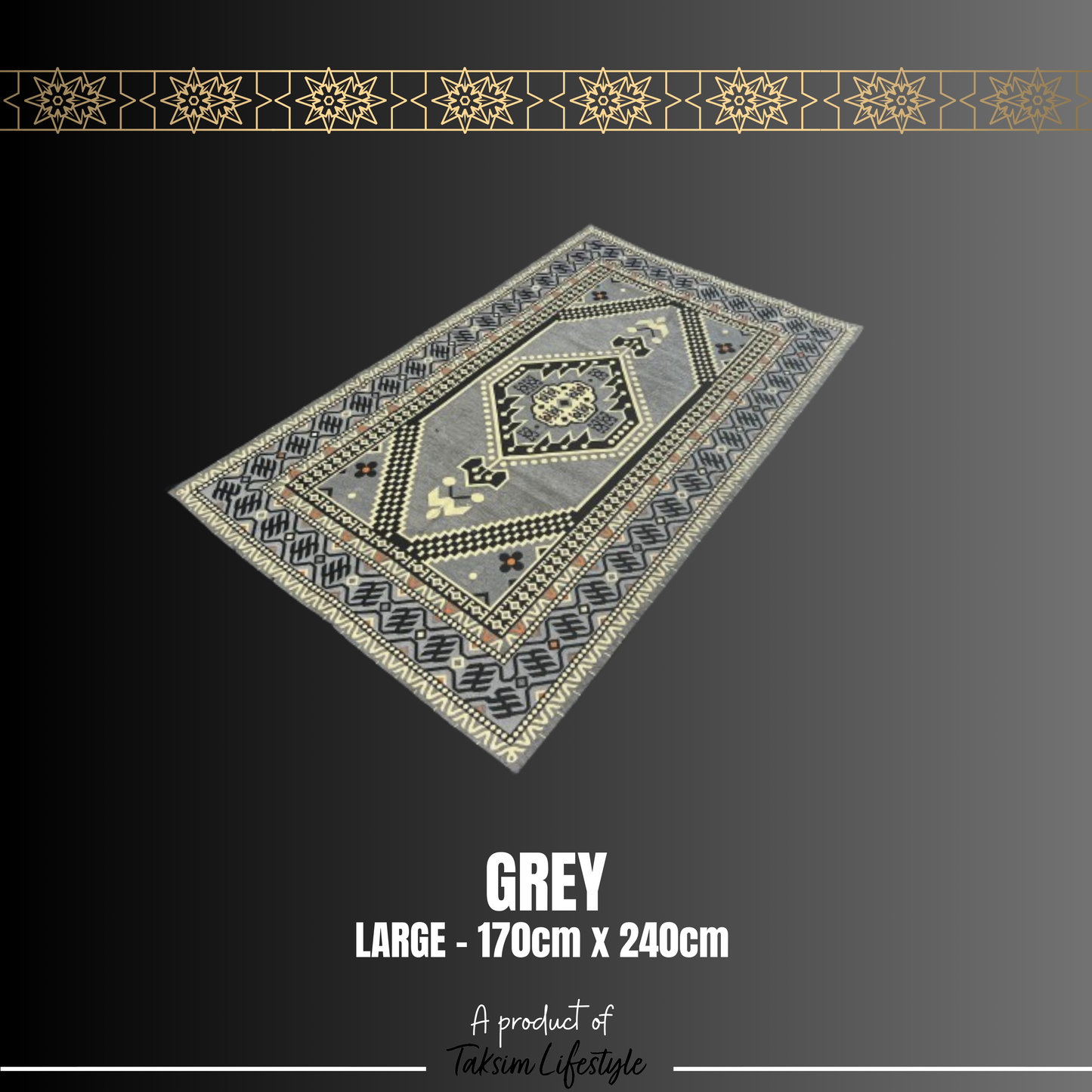 Large Carpet - Sarai Grey