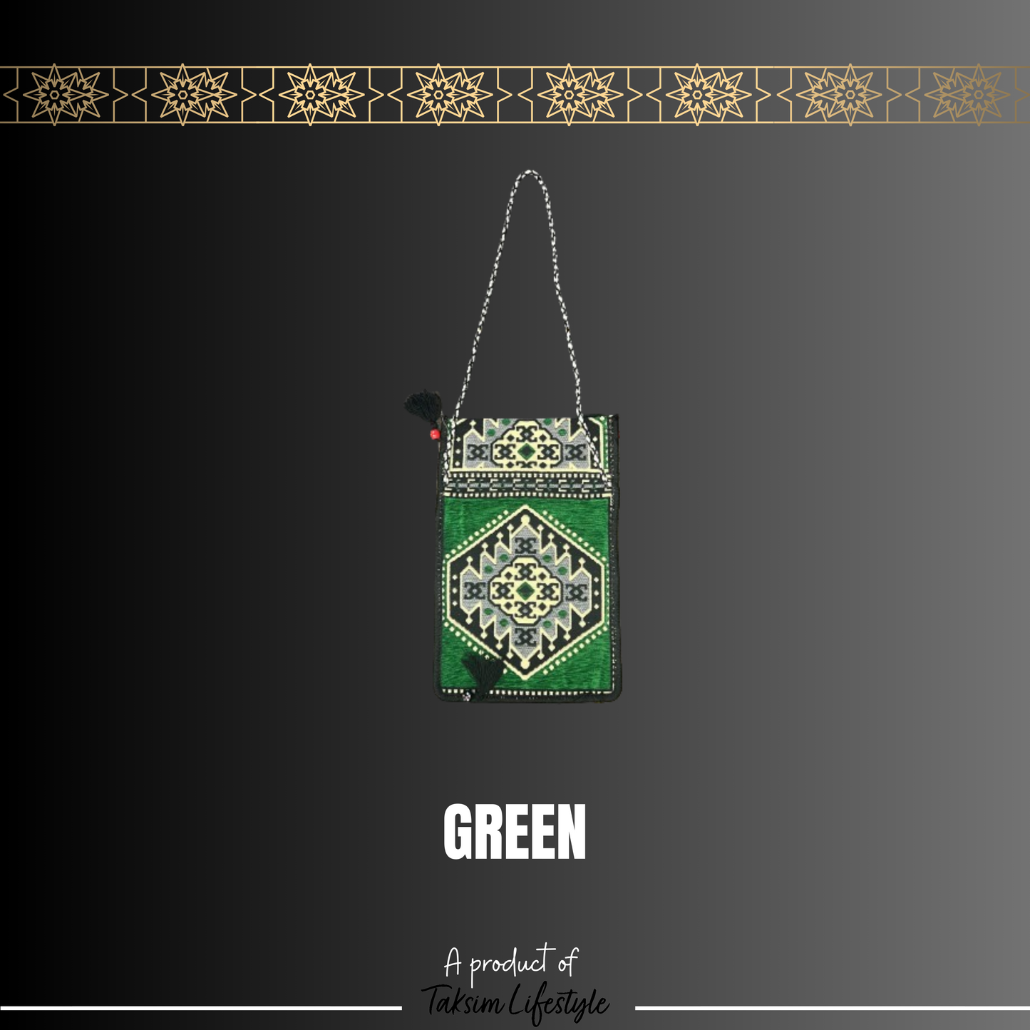 Wall Decor Bag - Sarai Green
