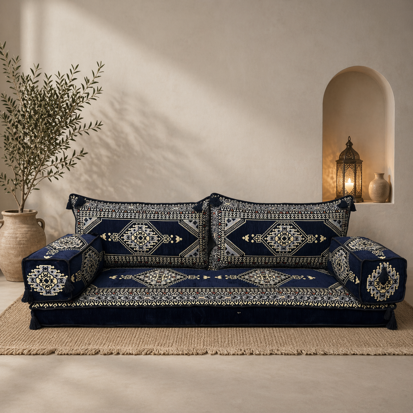 3 Seater Sofa - Sarai : Navy