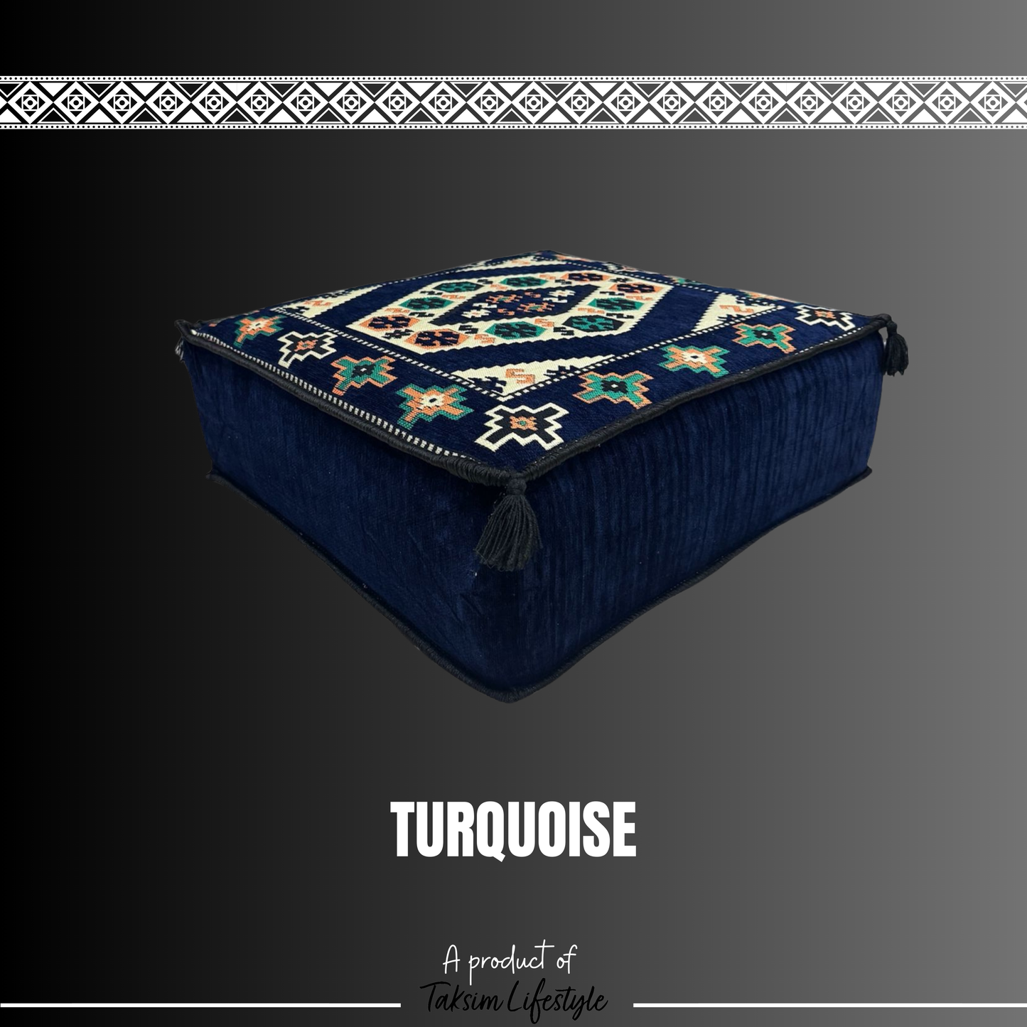 Ottoman Table - Nomad Navy