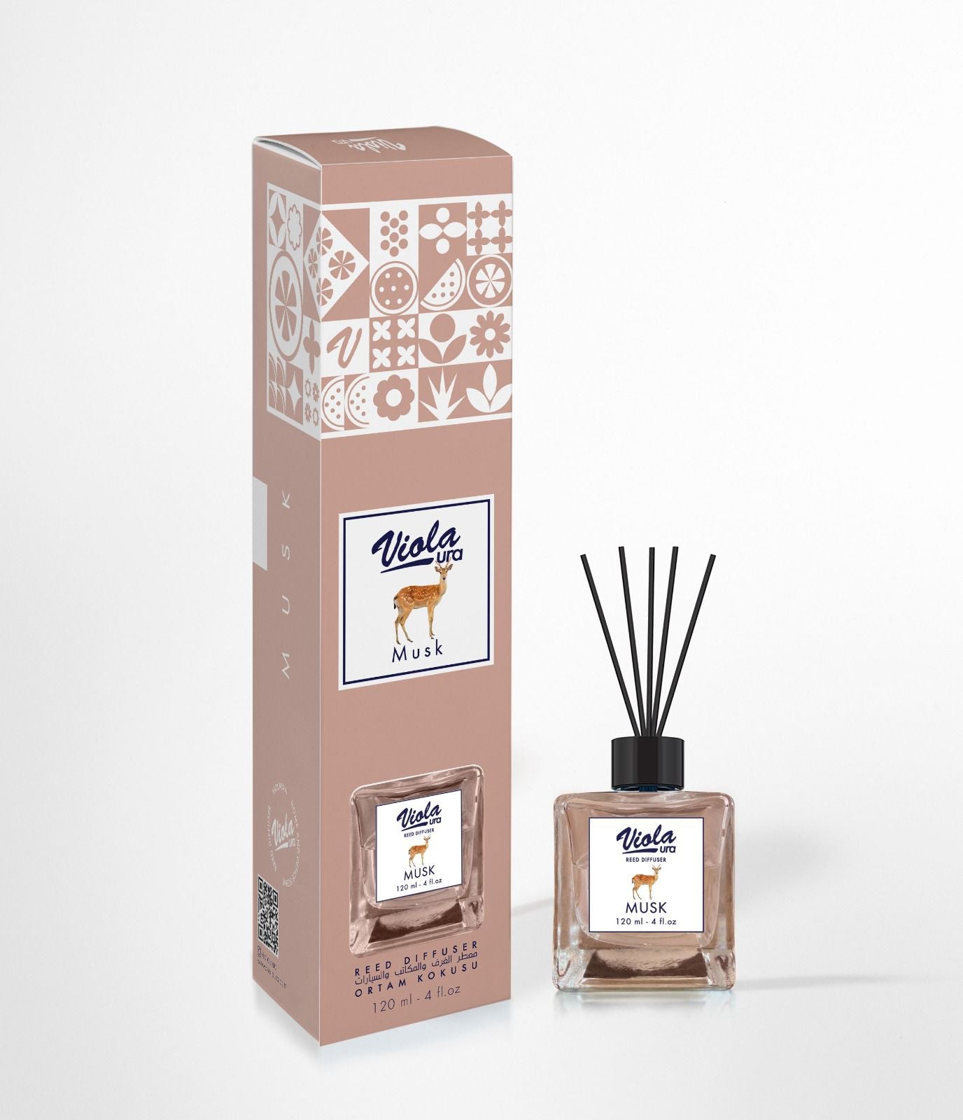 Viola Ura Reed Diffuser 120ML - Musk
