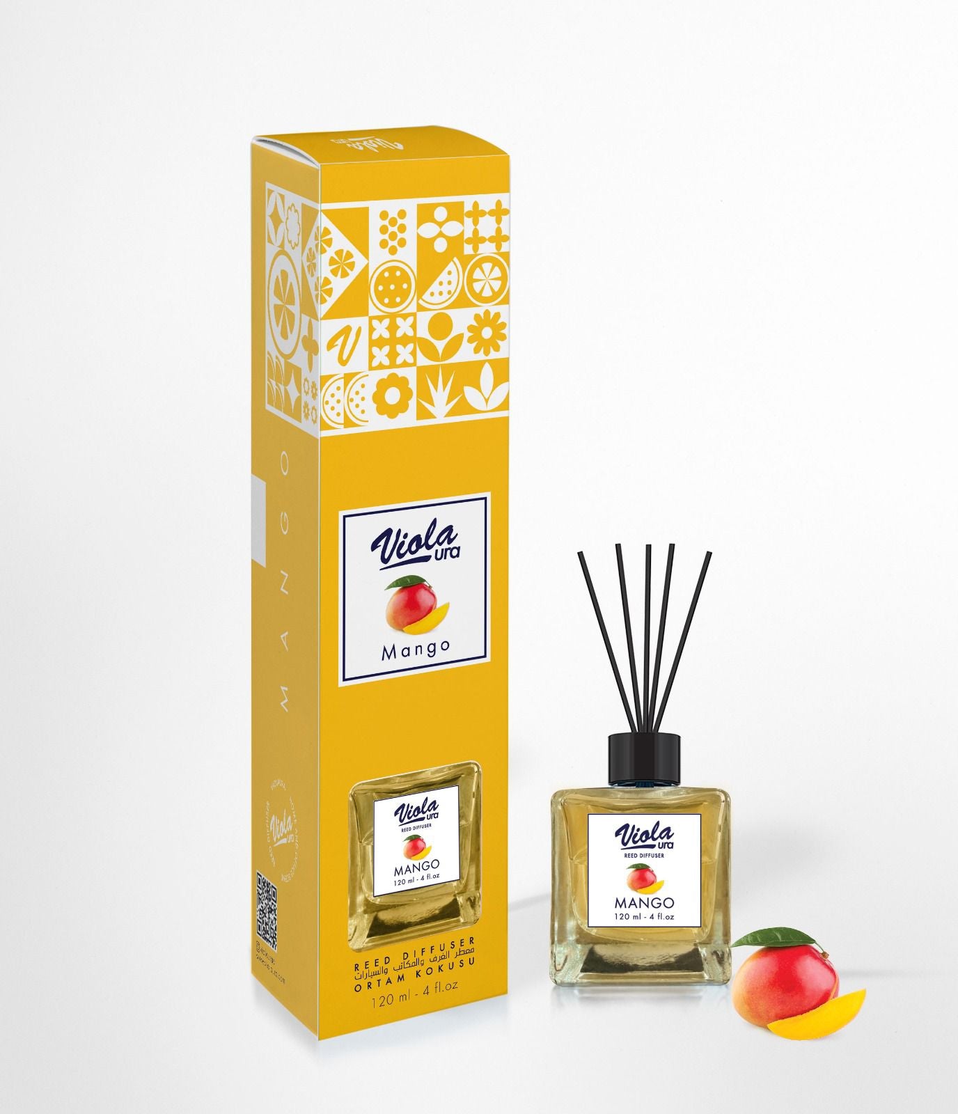 Viola Ura Reed Diffuser 120ML - Mango