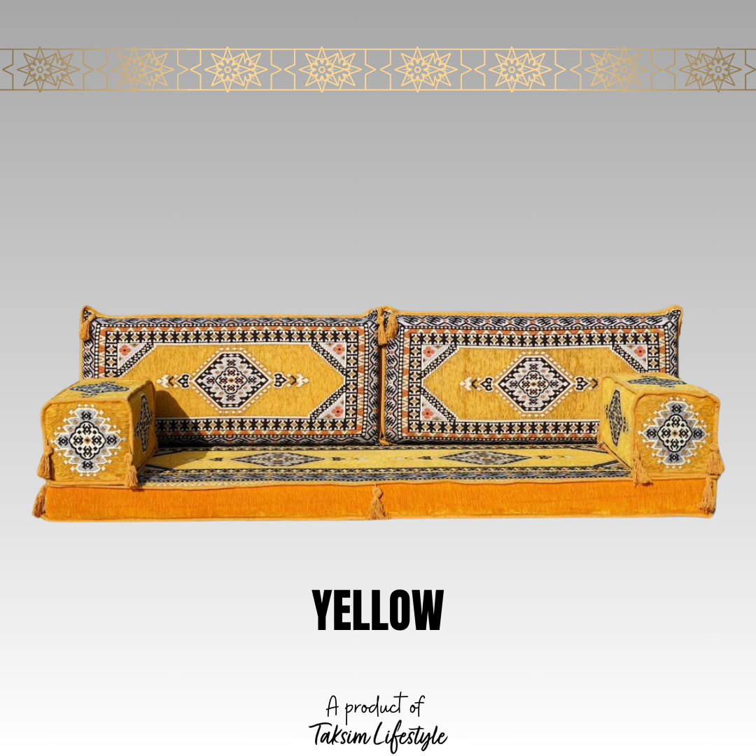 3 Seater Sofa - Sarai Yellow