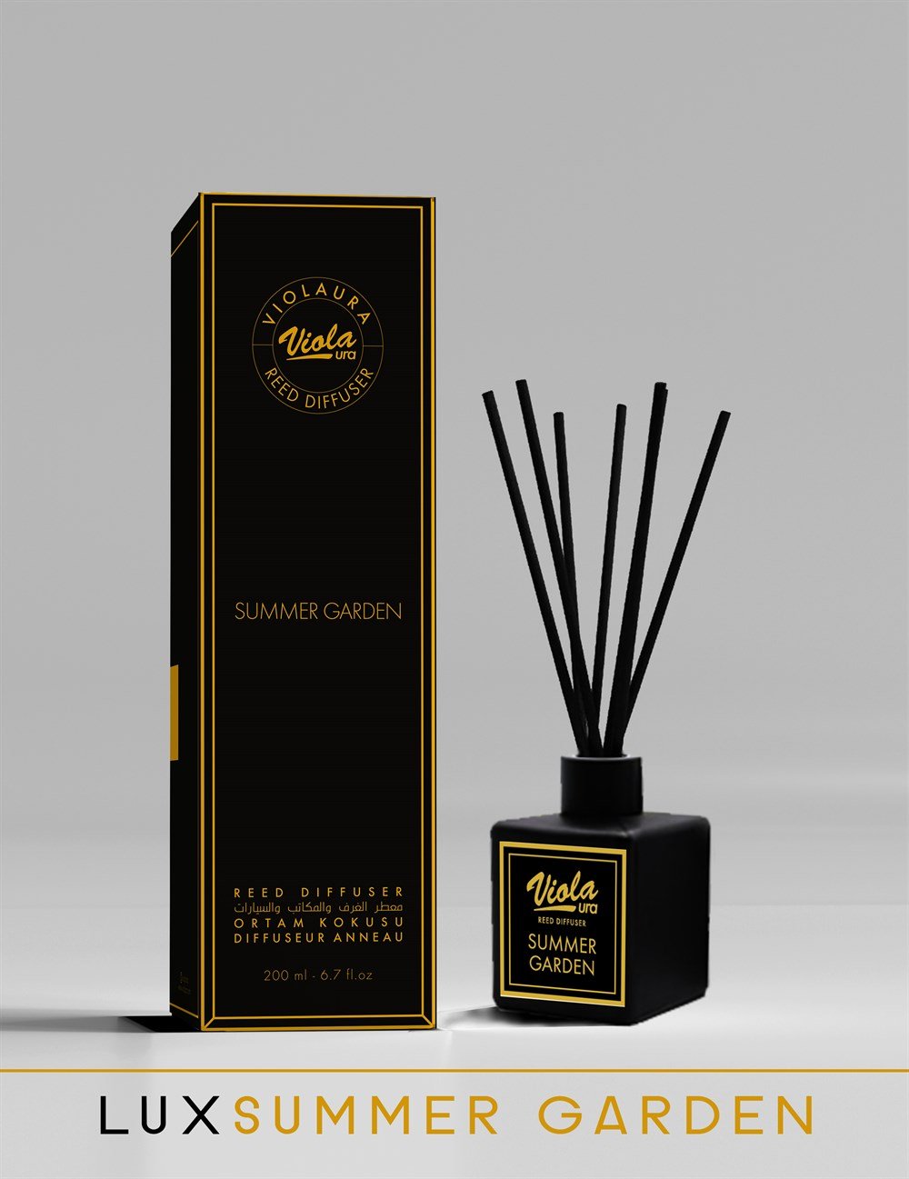 Viola Ura Reed Diffuser 200ML - Summer Garden