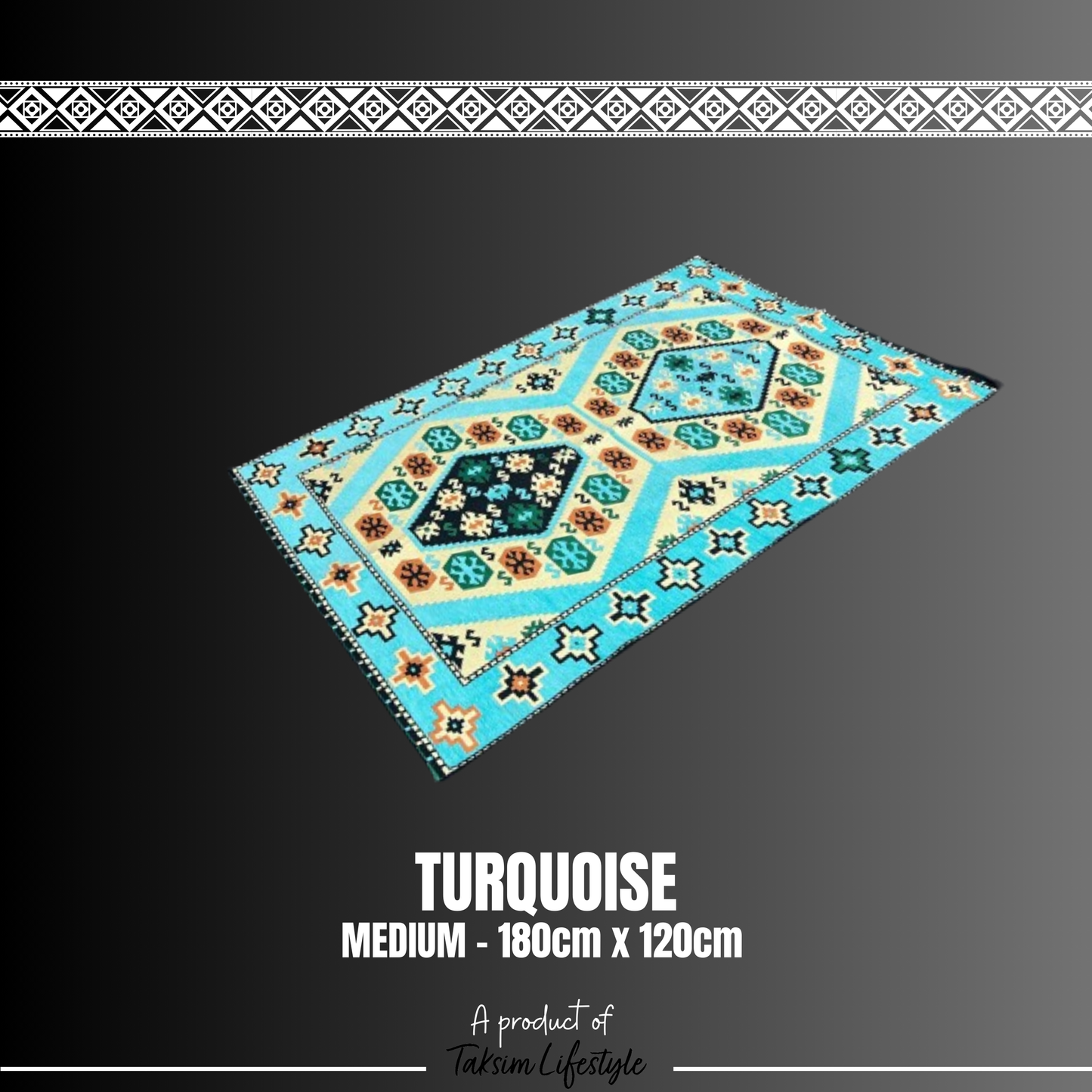 Medium Carpet - Nomad Turquoise