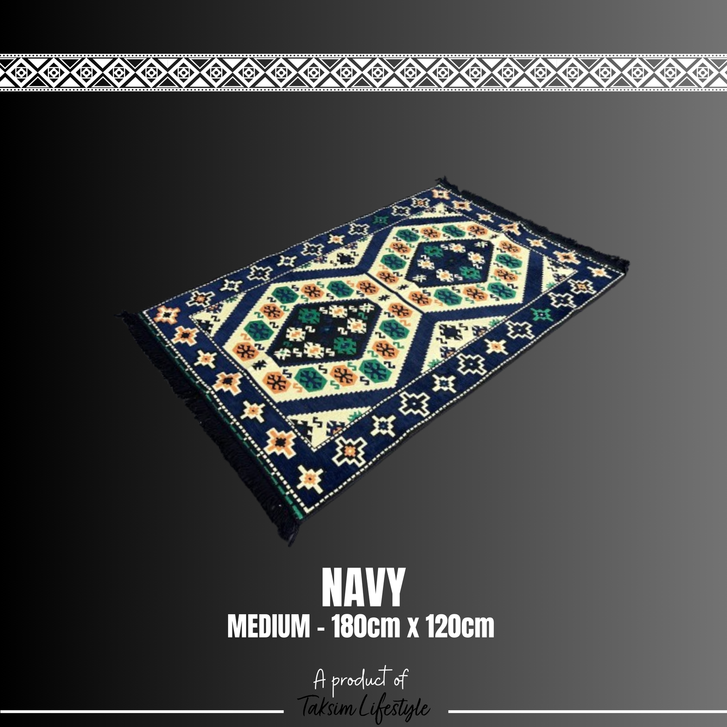 Medium Carpet - Nomad Navy