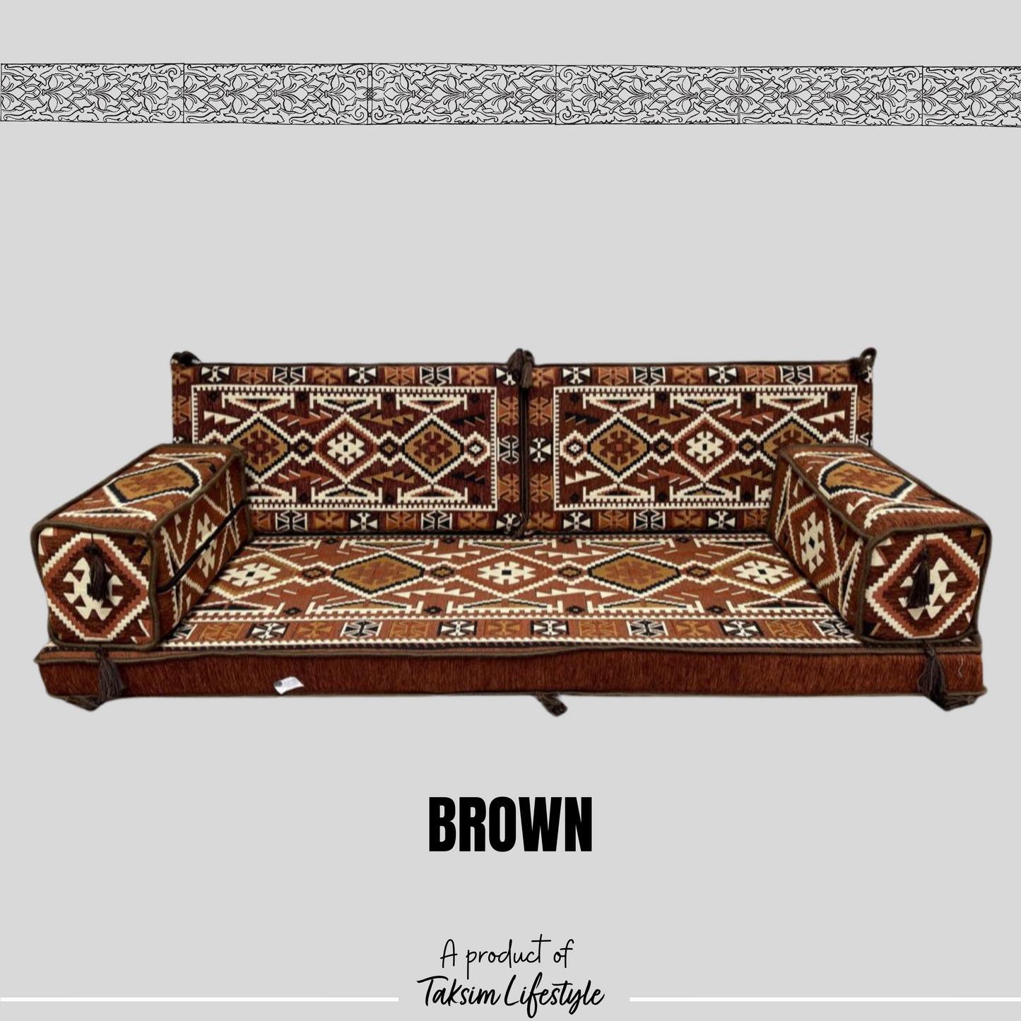 3 Seater Sofa - Anotolia Brown