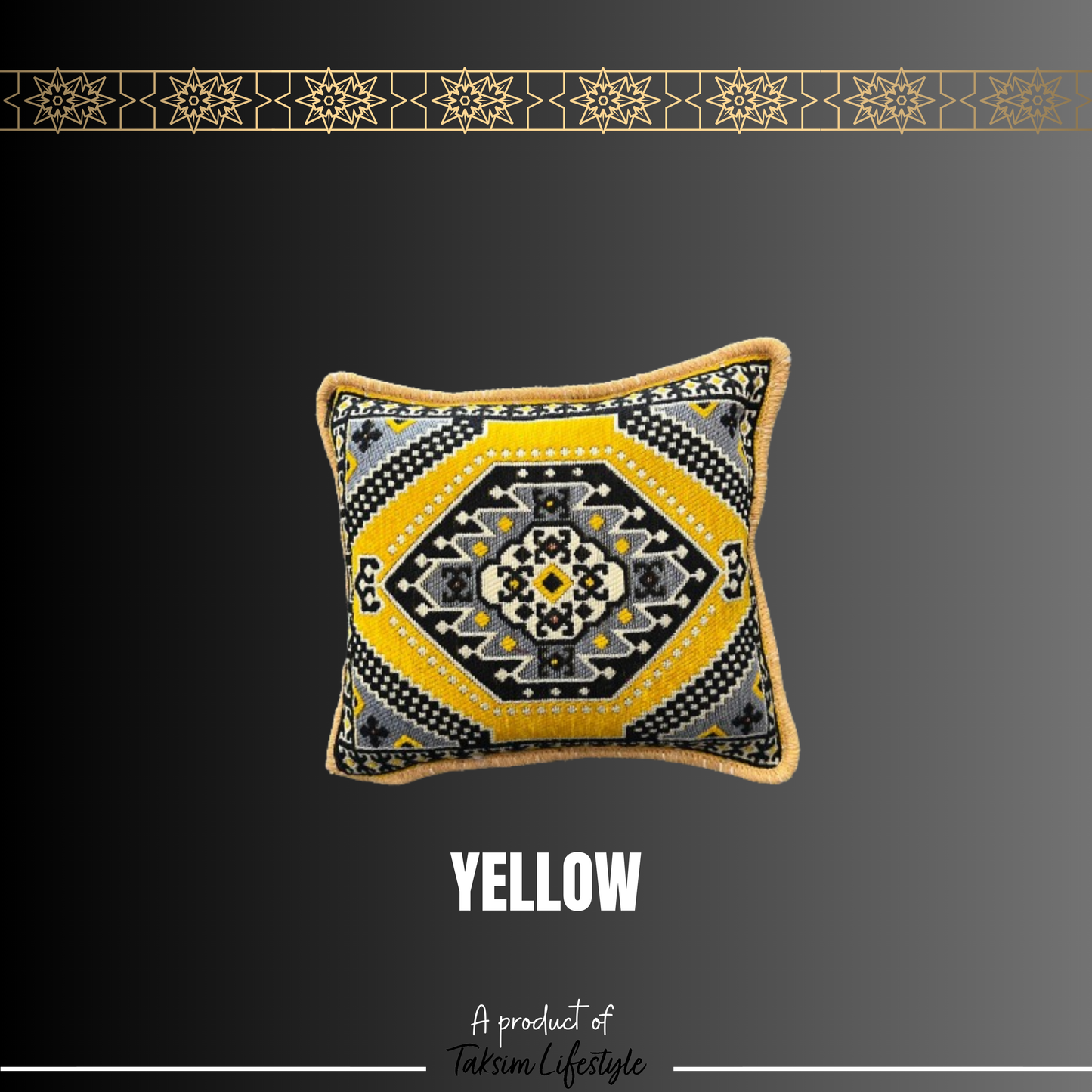 Scatter Cushion - Sarai Yellow