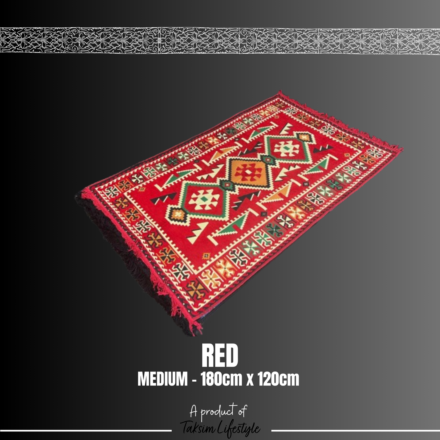 Medium Carpet - Anotolia Red