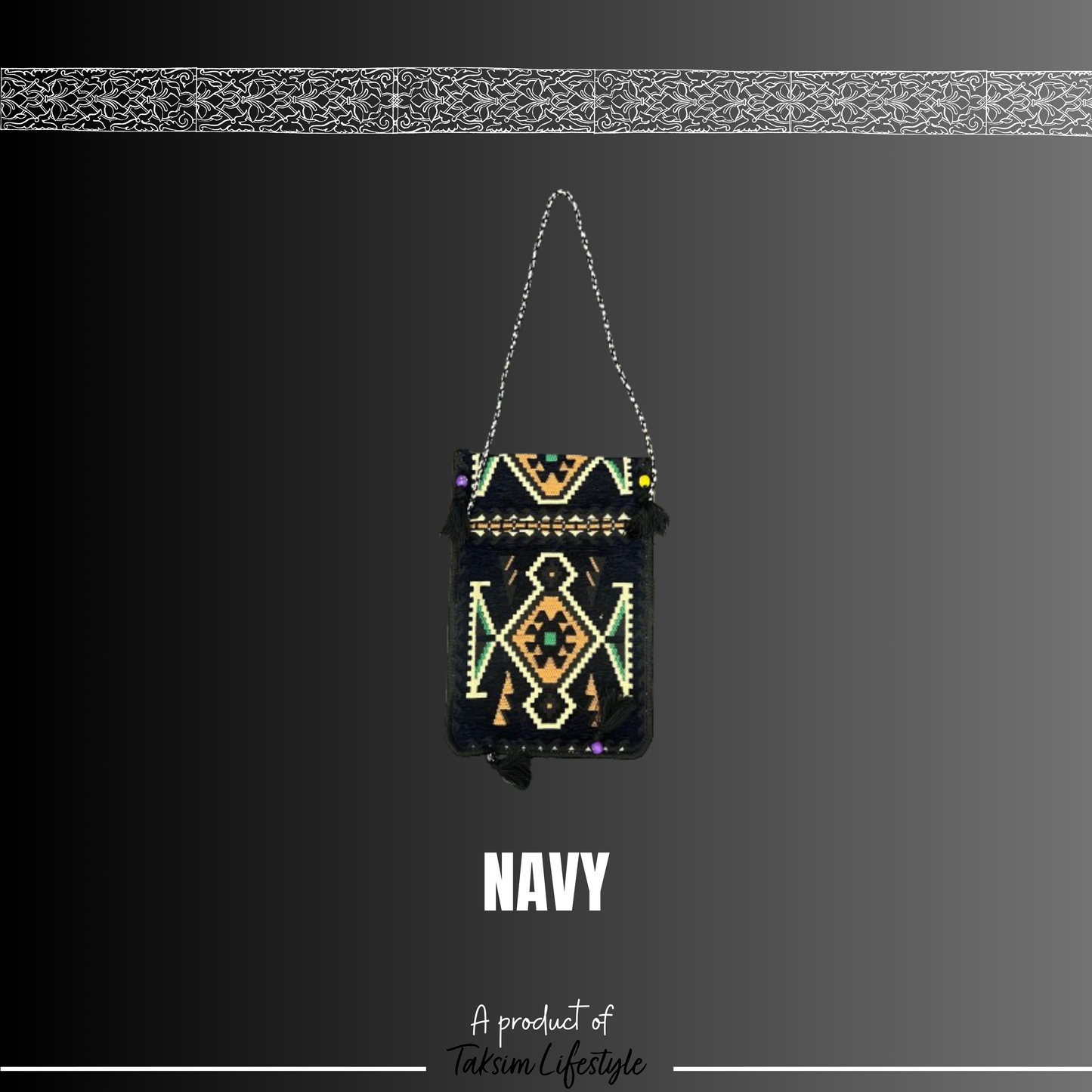 Wall Decor Bag - Anotolia Navy