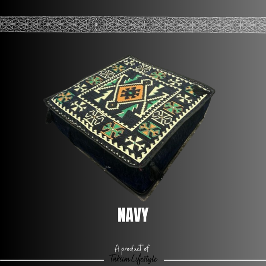 Ottoman Table - Anotolia Navy