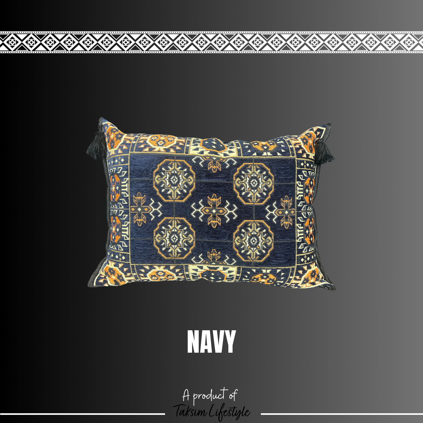 Floor Cushion - Traditional Navy