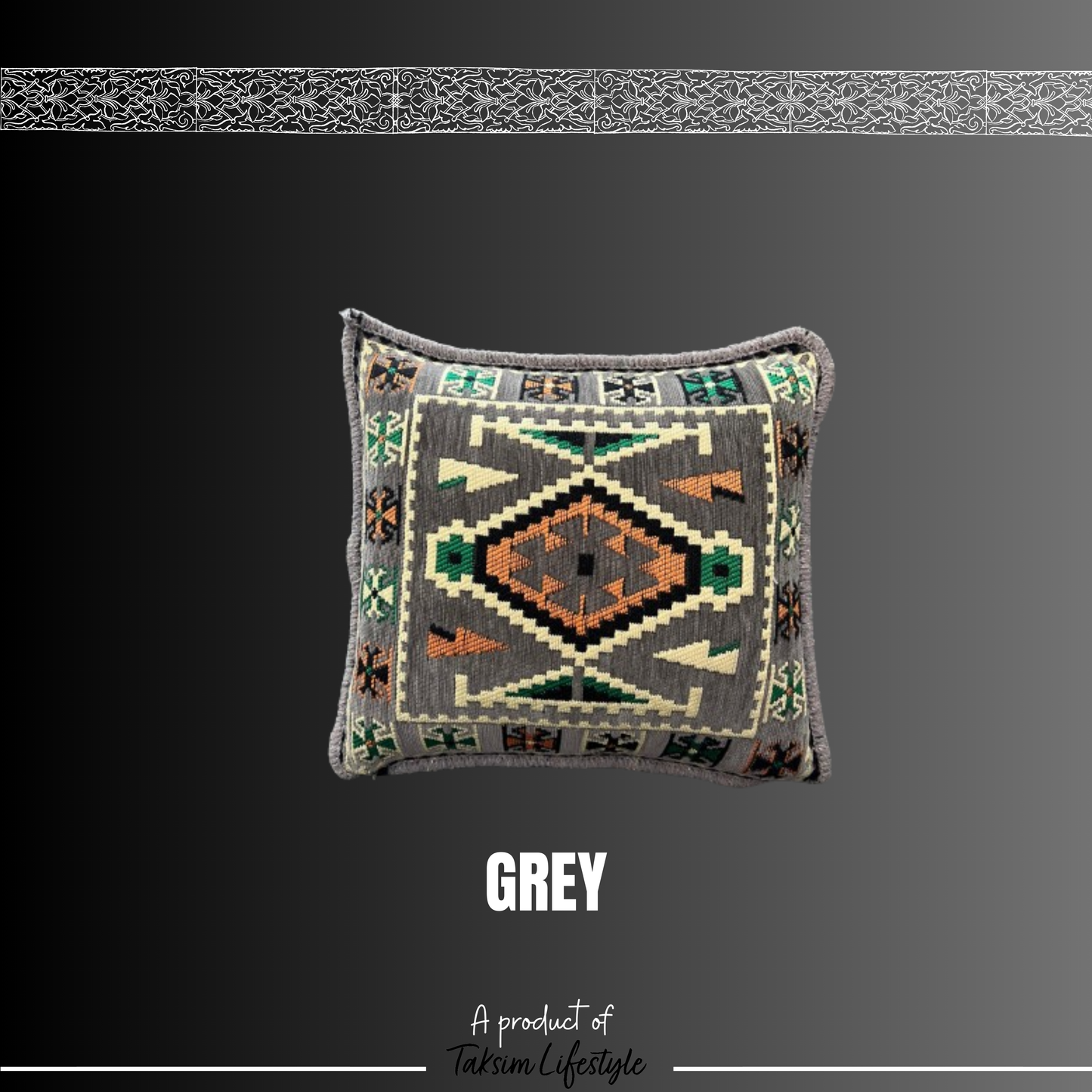 Scatter Cushion - Anotolia Grey