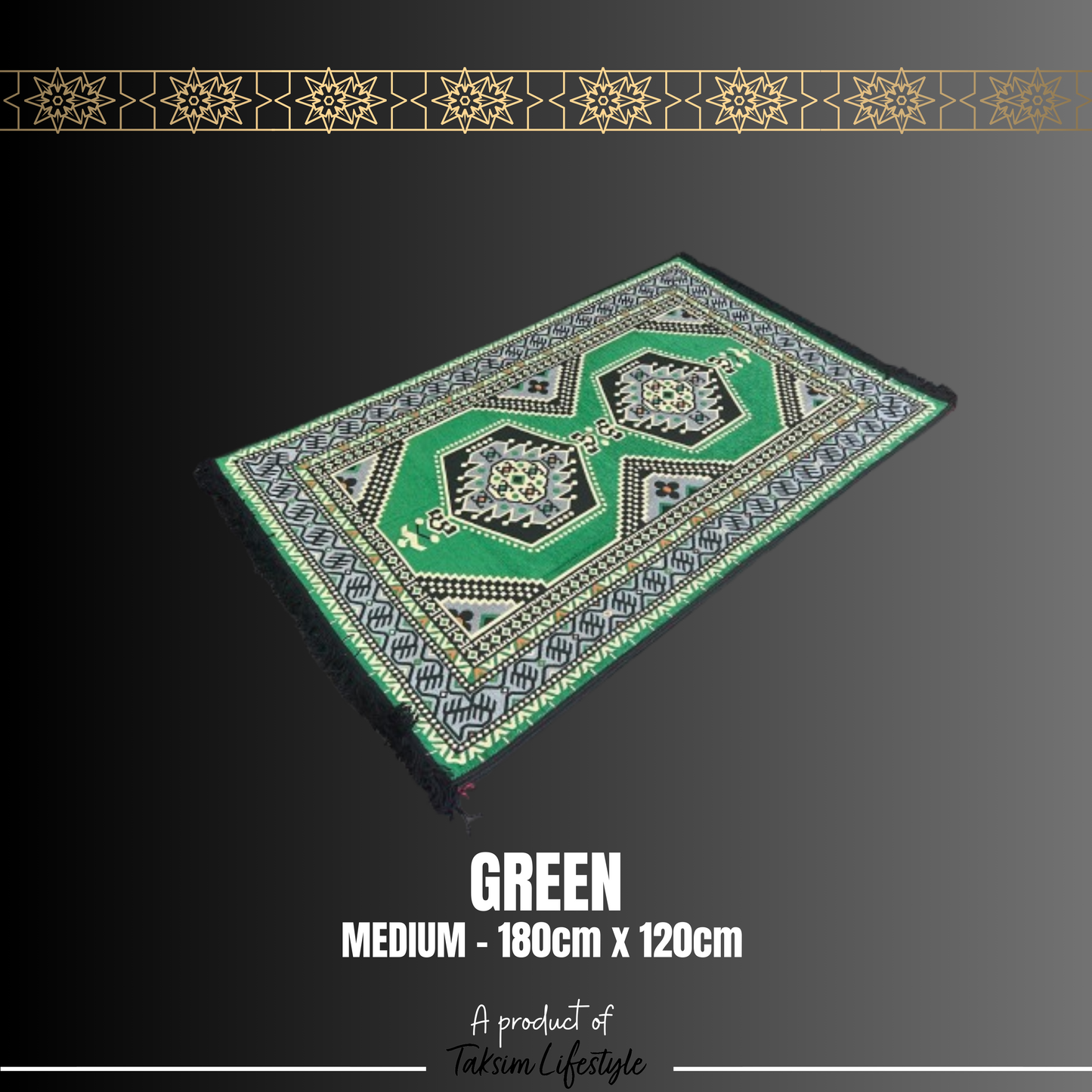 Medium Carpet - Sarai Green