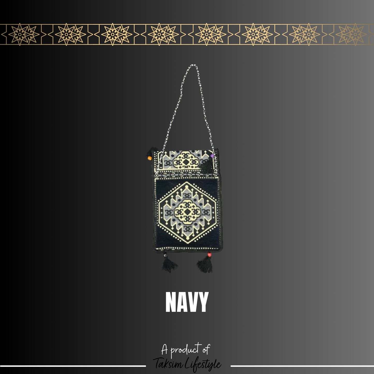 Wall Decor Bag - Sarai Navy