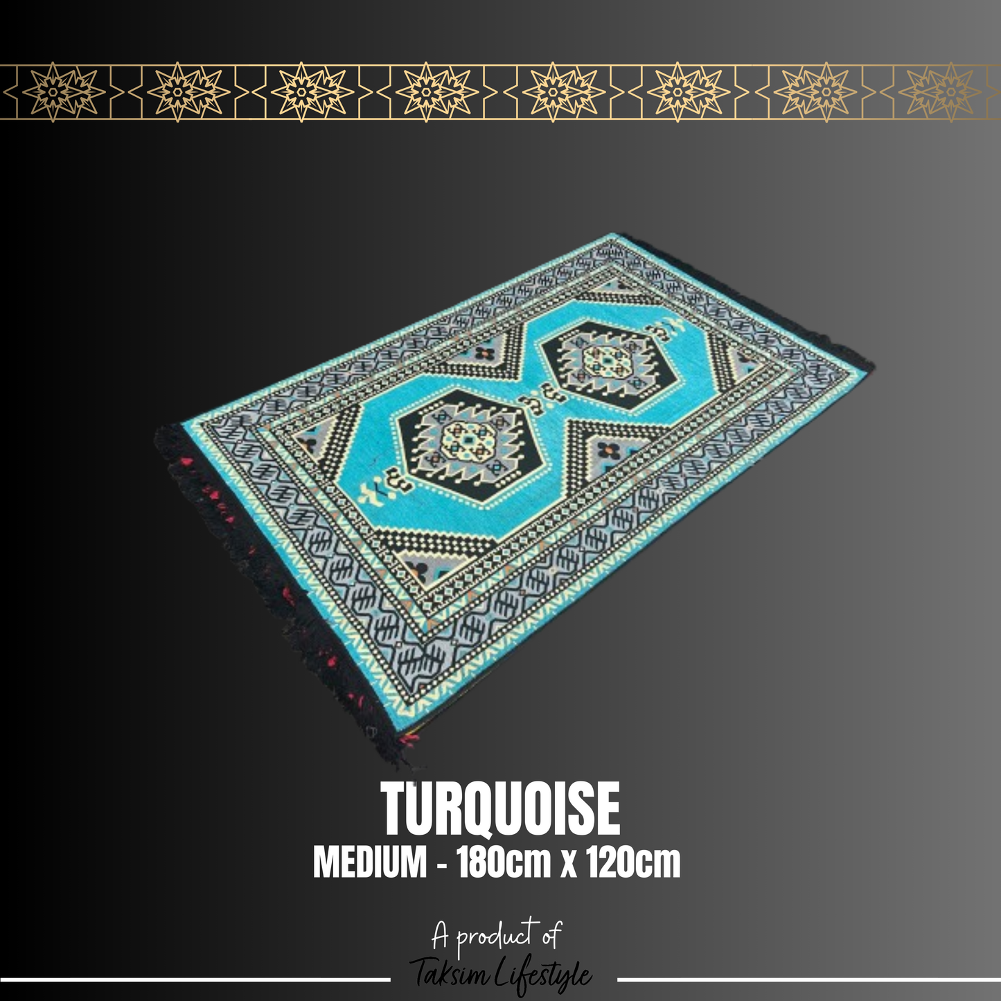 Medium Carpet - Sarai Turquoise