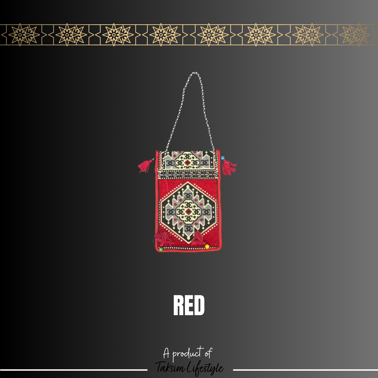 Wall Decor Bag - Sarai Red