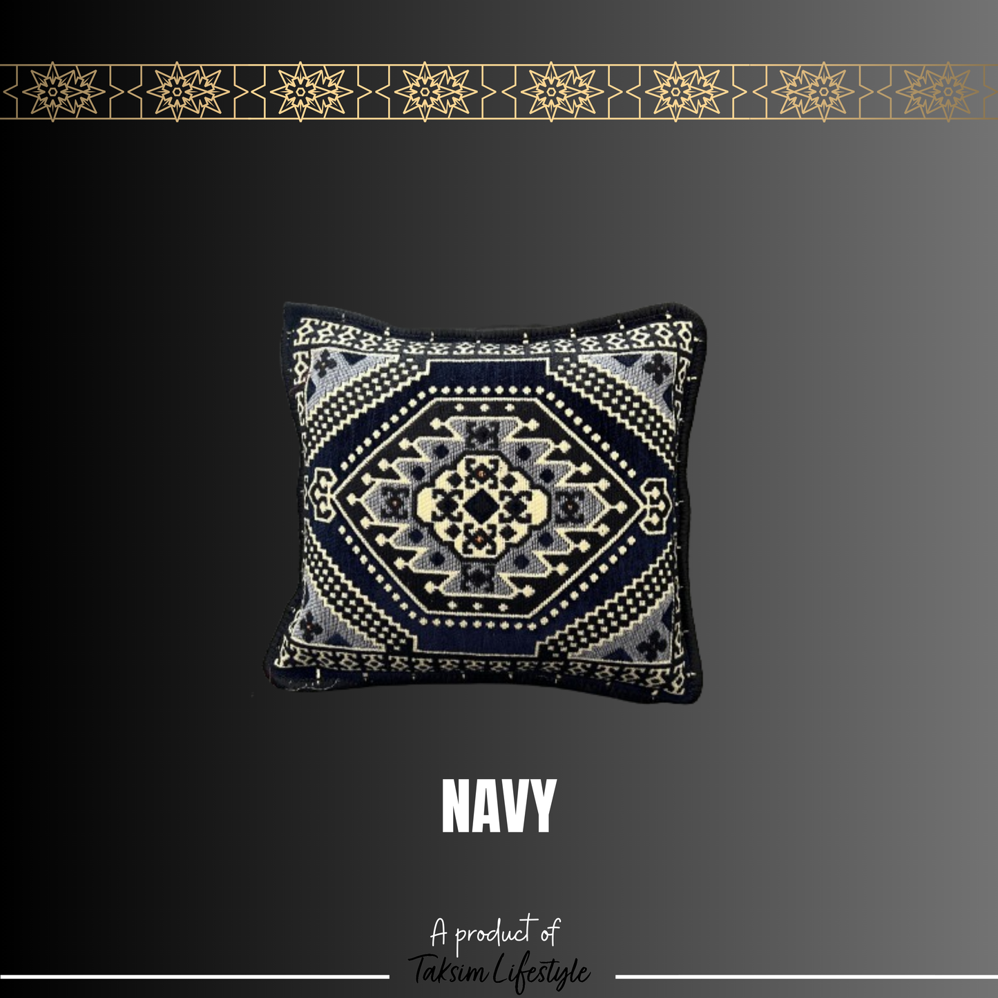 Scatter Cushion - Sarai Navy