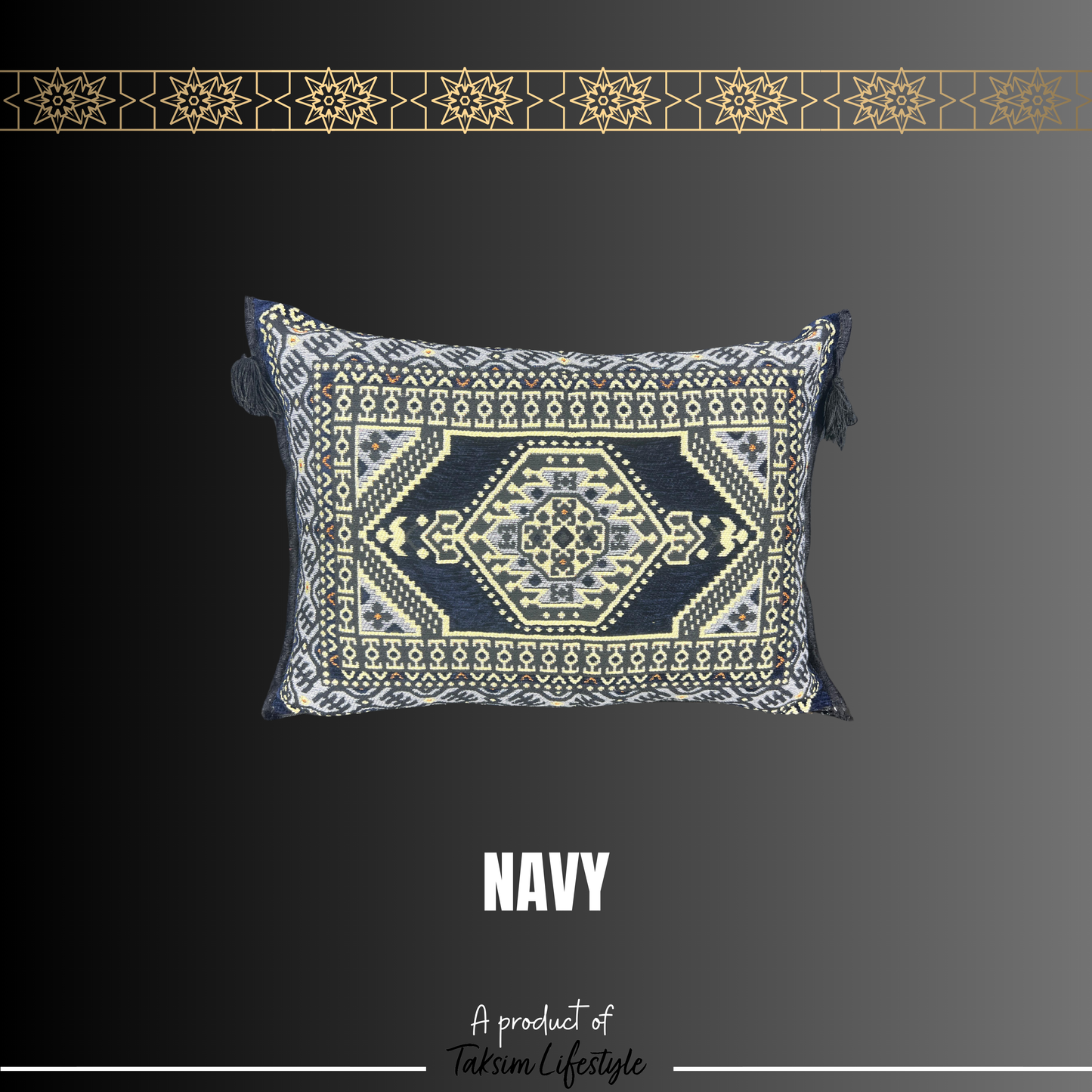 Floor Cushion - Sarai Navy