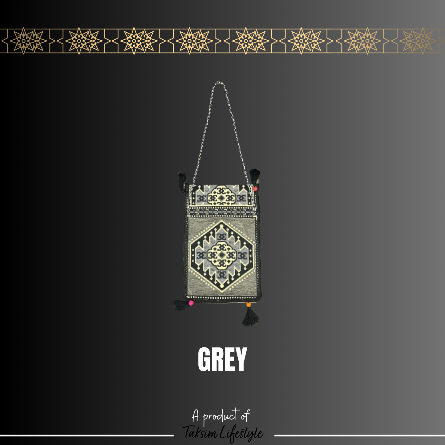 Wall Decor bag - Sarai Grey