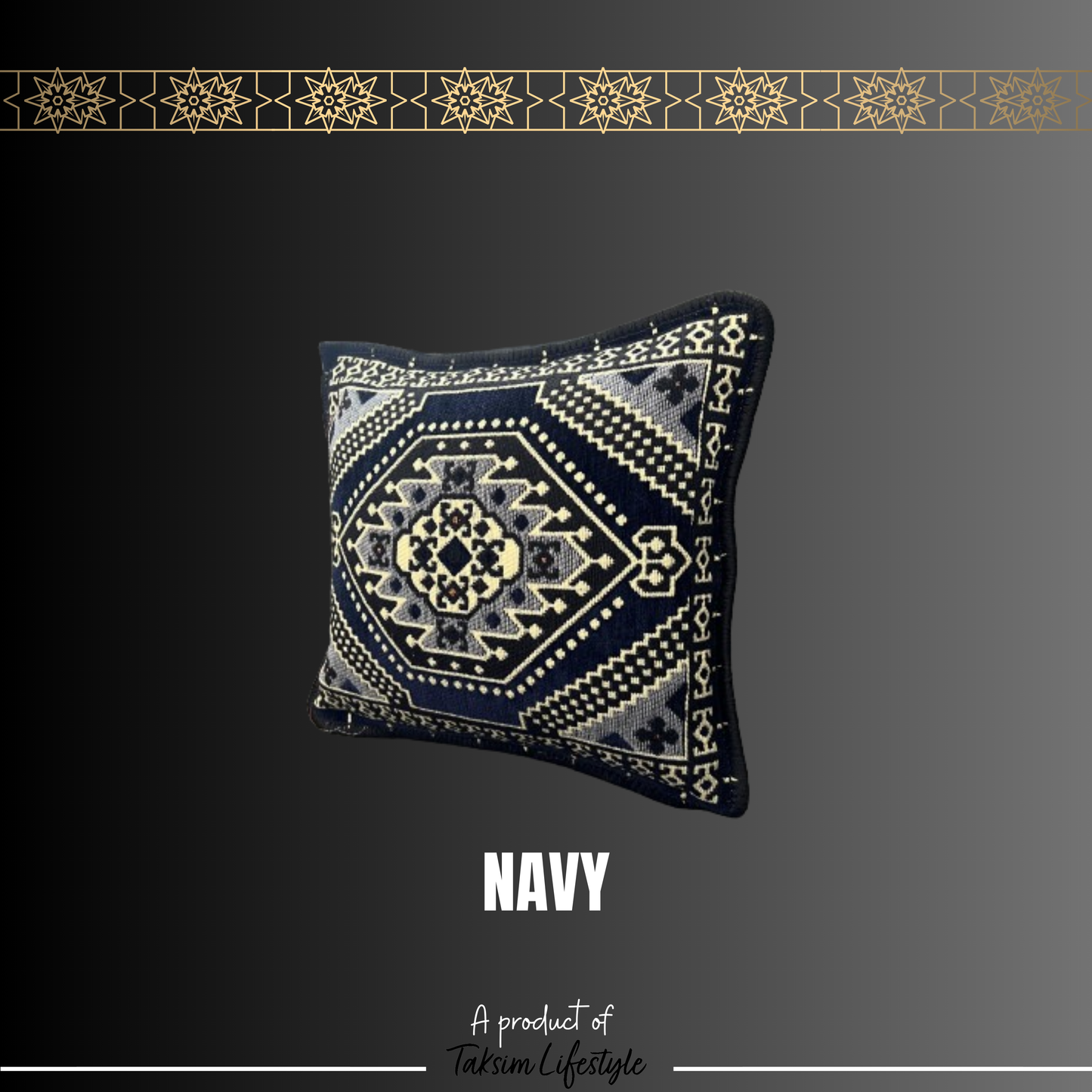 Scatter Cushion - Sarai Navy