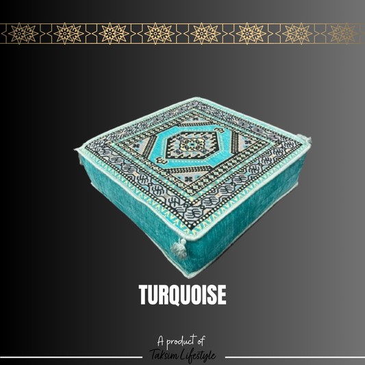 Ottoman Table - Sarai Turquoise