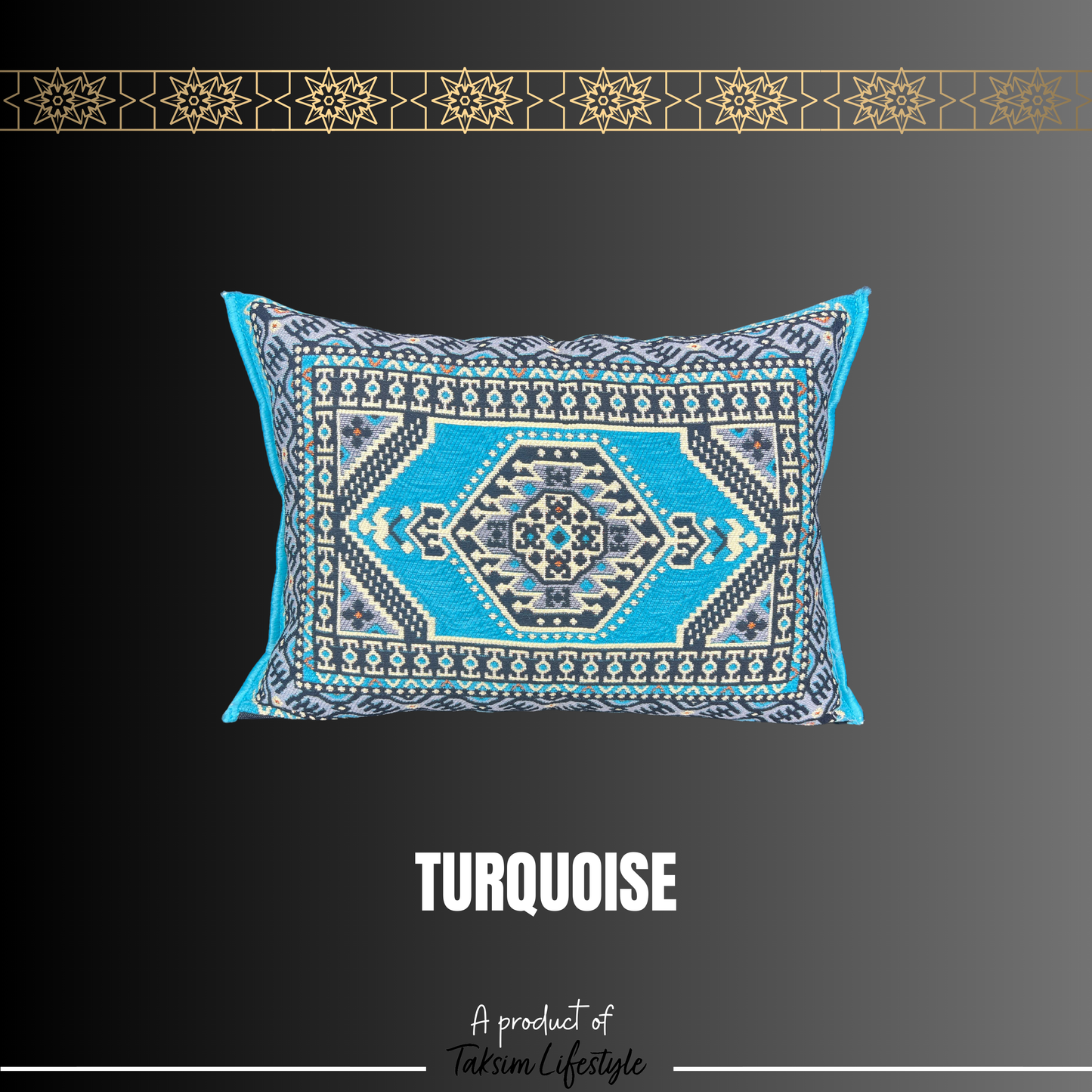 Floor Cushion - Sarai Turquoise