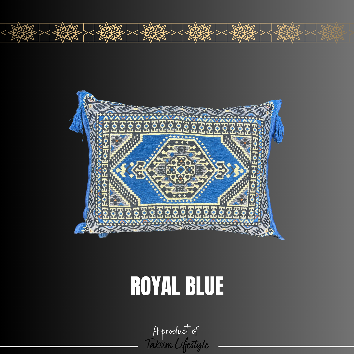 Floor Cushion - Sarai Royal Blue