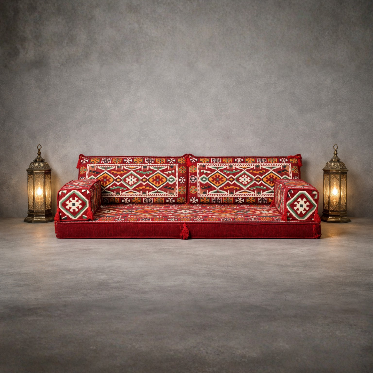 3 Seater Sofa - Anotolia : Red